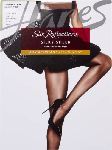 Hanes Womens Silk Reflections® Control Top Silky Sheer Pantyhose