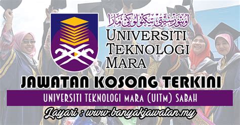 Senarai lengkap permohonan jawatan kosong terkini sabah untuk pencari kerja lepasan pmr, spm, stpm, sijil, diploma & graduan lepasan universiti awam & swasta sepanjang tahun 2021. Jawatan Kosong di Universiti Teknologi Mara (UiTM) Sabah ...