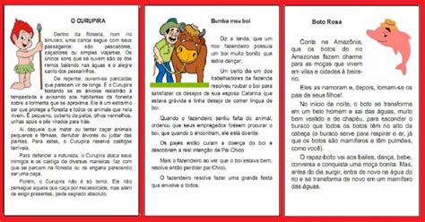 Lendas Do Folclore Brasileiro Para Imprimir S Escola