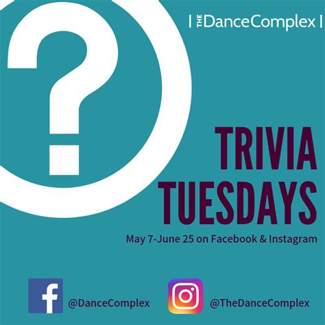 Trivia Tuesdays The Dance Complex