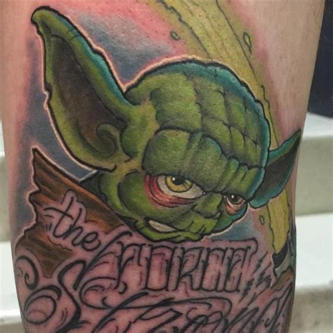 Star Wars Yoda By Mikey Har Tattoonow