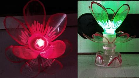 How To Make Showpiece Light Candle Light Recycle Plastic Bottles