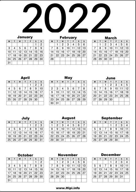 2022 Uk Calendar Printable United Kingdom Calendars