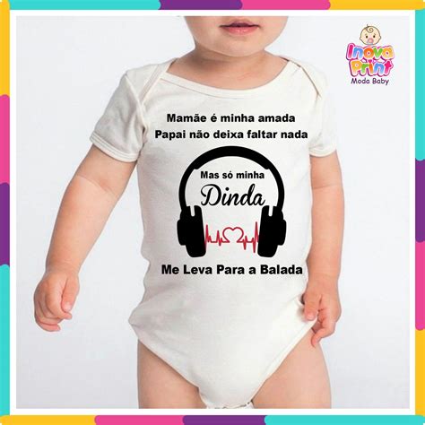 Body Infantil Personalizado Dinda Na Balada No Elo7 Inova Print Moda