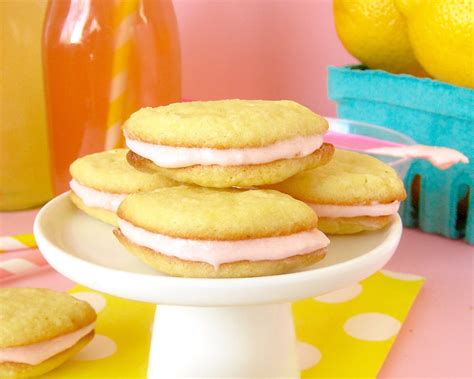 Pink Lemonade Sandwich Cookies The Lindsay Ann