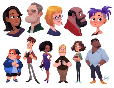 100 Modern Character Design Sheets You Need To See