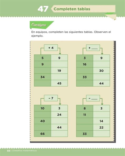 P= a= 146 desafíos alumnos. Desafíos Matemáticos Primer grado - Online - Página 88 ...