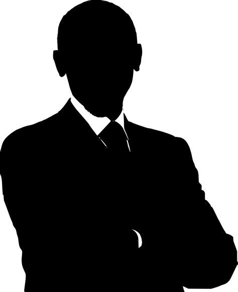 Download Male Headshot Silhouette Of President Obama Png Image With
