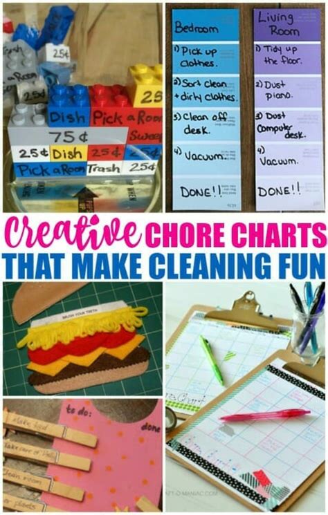 Chore Charts For Kids That Will Make Cleaning More Fun