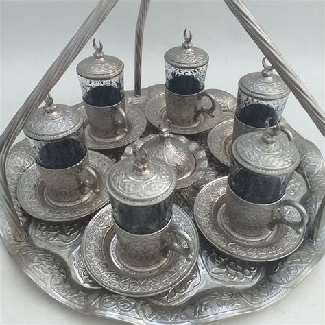 Turkish Tea Set Glass Steel Catawiki