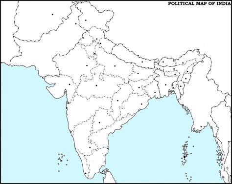 India Map Outline A4 Size India Map Political Map Map Outline Images