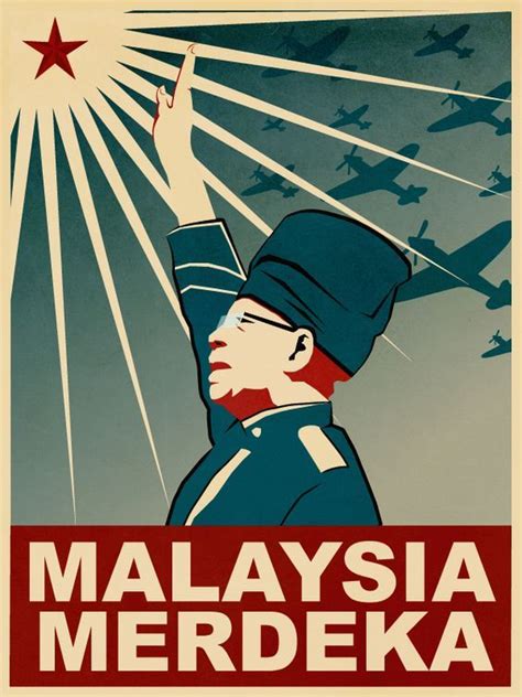 Poster Kemerdekaan Malaysia
