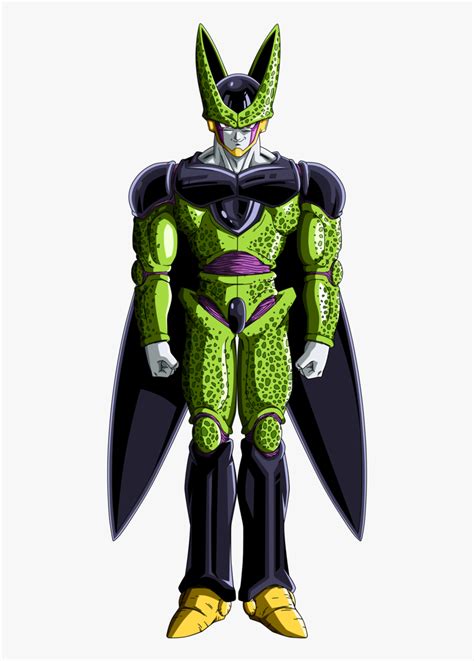 His appearance actually does change, becoming much more muscular and being surrounded by electricity, before goku crawls out of cell from his tail. Antagonists Wikia - Dragon Ball Z Cell Perfect, HD Png Download - kindpng