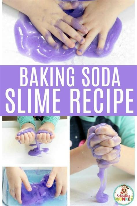 How To Make Slime With Baking Soda Safe For Sensitive Skin Baking