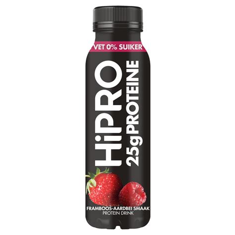 Danone Hipro proteine drink aardbei framboos | DekaMarkt