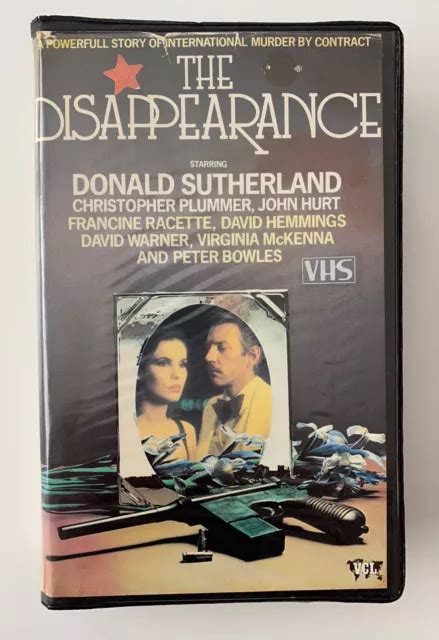 The Disappearance Vhs Vcl Video Classics 1977 Ex Rental Tape Donald
