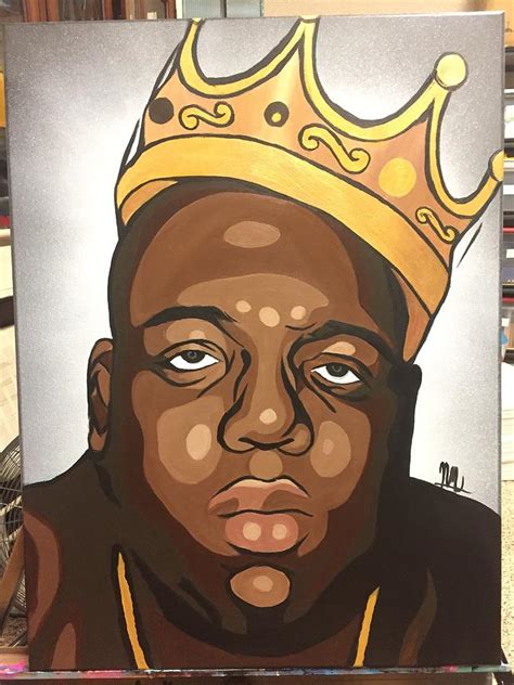 Biggie Painting By Neta Maman Pixels