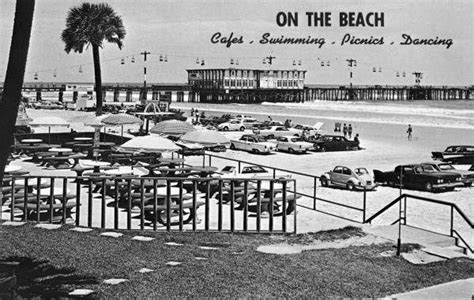 Daytona Pier 1960s Daytona Beach Pier Daytona Beach Old Florida