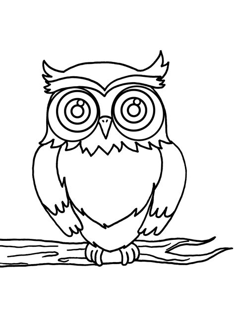 Owl Coloring Pages Free Printable Printable World Holiday 77064 The