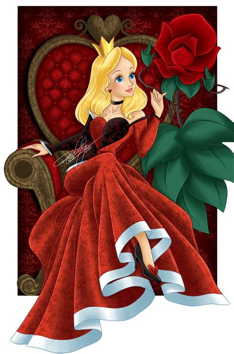 Queen Alice Of Wonderland By Emilia89 On Deviantart Alice In Wonderland Drawings Disney
