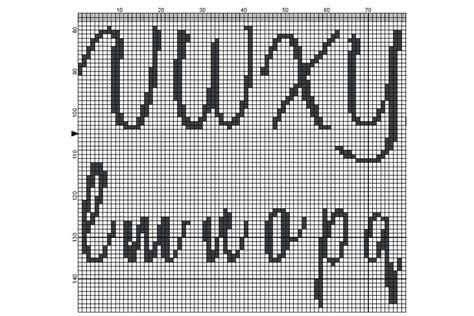 If you've cross stitched before, you likely already know what to look for in a pattern. Alphabet cross stitch pattern, 24 sts tall font, Alph109 ...