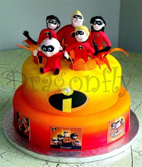 Incredibles Cake By Terri Goodwin Disney Cakes Fancy Cakes Cute Cakes Fondant Cakes
