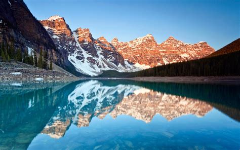 Moraine Lake Reflections Wallpapers Hd Wallpapers Id 14273