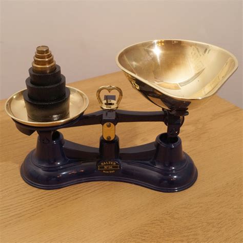 Salter Traditional No 56 Vintage Scales With Weights Vintage Scale
