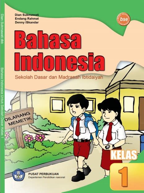 Materi Buku Paket BSE Bahasa Indonesia Kelas 1 SD KTSP 2006