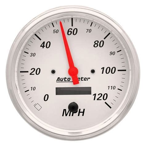 Auto Meter® 1389 Arctic White Series 5 Speedometer Gauge 0 120 Mph