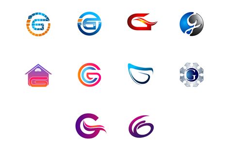 Modern And Elegant Business Logos Set