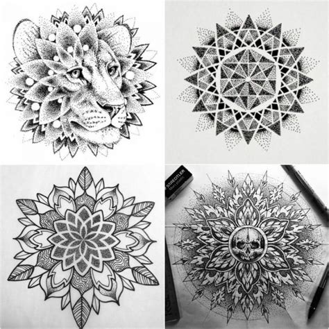 Dotwork Tattoo Geometric Tattoos With Advanced Spiritual