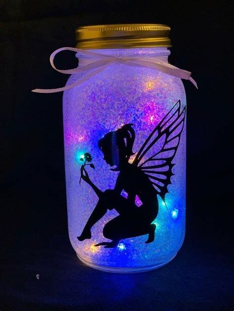Pin By Diana Lowery On Fairy Lanterns Fairy Mason Jars Bottle Crafts