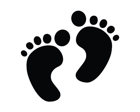 Baby Feet Svg Baby Footprint Svg Instant Download Svg Baby Footprint