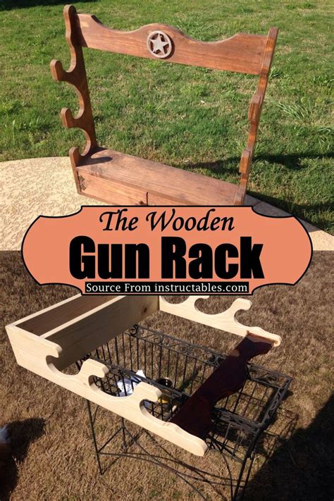 Diy Gun Rack Plans To Build Today Diys Craftsy Wooden Rack Wooden