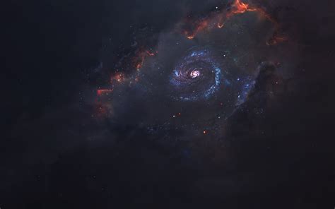 Download 2560x1440 Black Hole Nebula Galaxy Sci Fi Digital Art