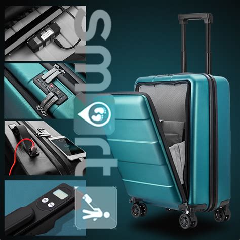 Fashion Multi Functional Location Bluetooth Usb Charger Suitcase Travel