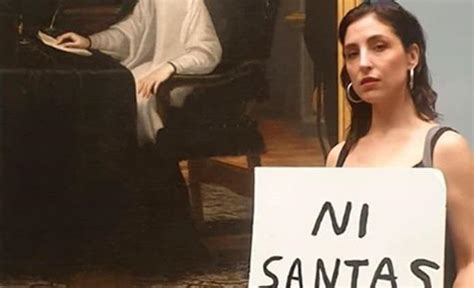 Autora Feminista Protesta En Museo Del Prado
