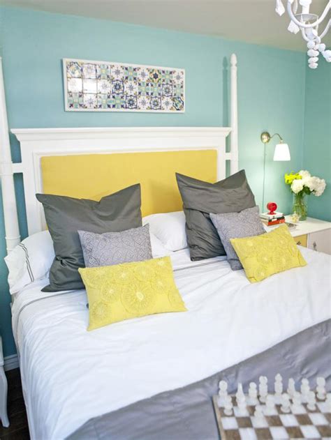 Blue is the perfect colour for your bedroom. 30 Beautiful Yellow Bedroom Design Ideas - Decoration Love