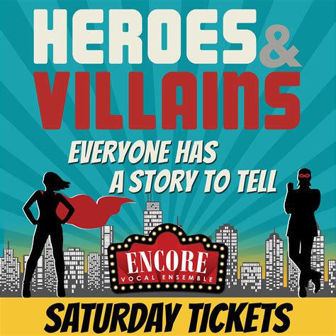 Heroes And Villains Saturday Show Encore