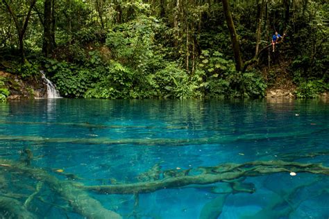 A Swim In Lake Kaco Jungle Trek To Sumatras Blue Danau Kaco Kerinci