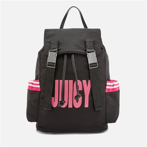 Juicy Couture Womens Kinney Multi Pocket Backpack Blackpink Womens
