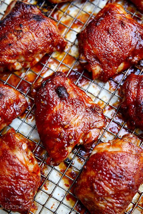 Oven Baked Bbq Chicken Thighs Recipe Bone In Butcher Shop Dallas Hot