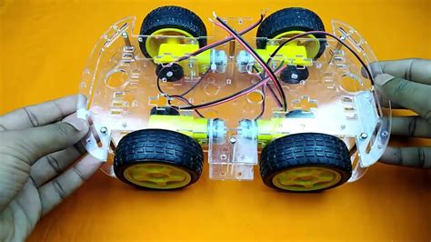 How To Assemble 4 Wheel Robot Car Chassis Arduino Robot Car Youtube