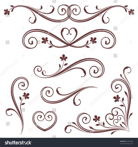 Vectorized Scroll Design Stock Vector Royalty Free 20246845