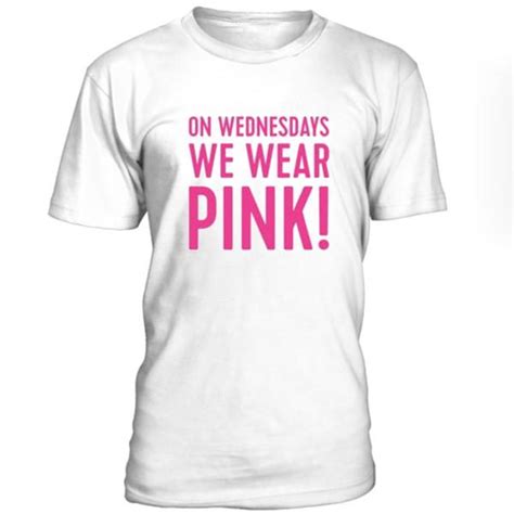 On Wednesdays We Wear Pink Tshirt Outfitday