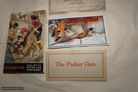 Parker Ithaca Winchester Remington 24 Early Brochures Catalogs 1920s