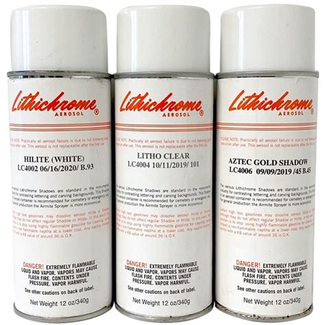Lithichrome Paint Aerosol Cans Miles Supply