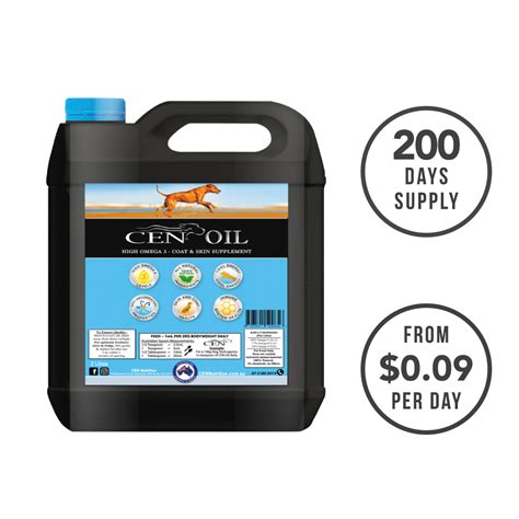 Cen Dog Oil Omega 3 Oil For Dogs Cen Nutrition