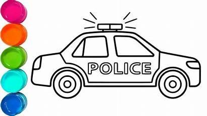 Coloring Police Pages Simple Printable Awesome Children